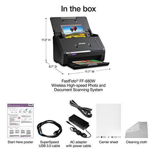 Black Photo and Document Scanning System G511