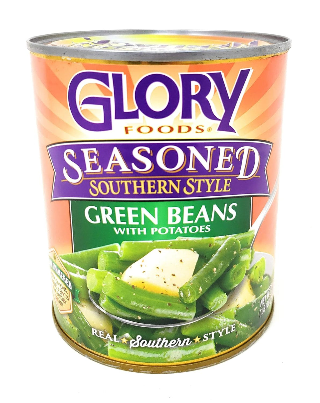 6 Pack Seasoned Southern Style Green Bean w/Potatoes 174oz Q230