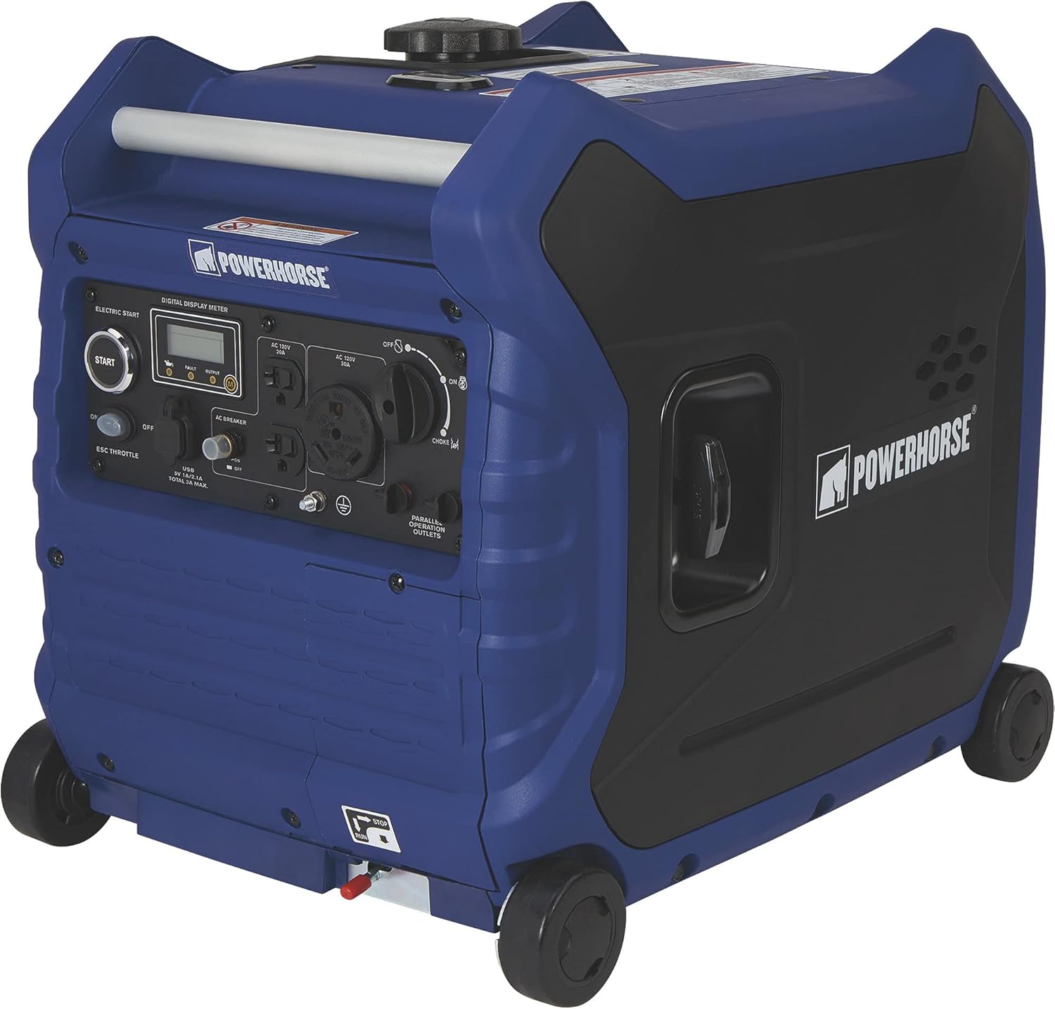 4500 Surge Watts 3500 Rated Watts Electric Start Inverter Generator Pack of 2 G41415