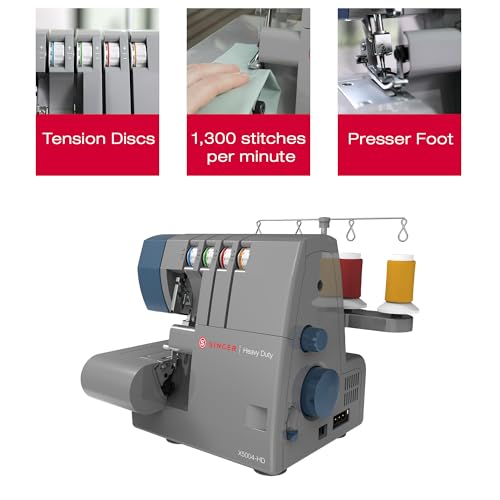 Metal Frame Serger Overlock Machine with 8 Built-In Stitches U762570