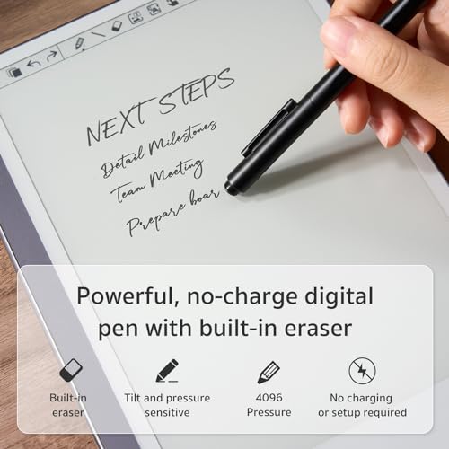 Silver 9.7" E-Ink ePaper Tablet with Stylus and Case X133305