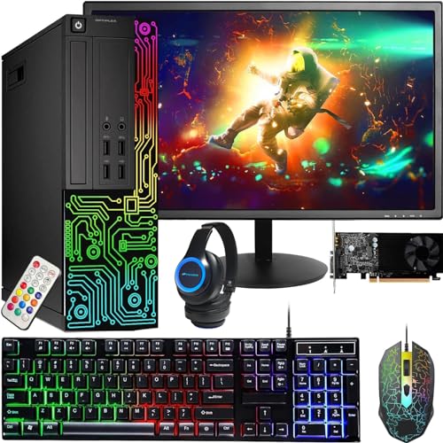 RGB Intel Core i5 Gaming Desktop PC with 24 Inch Monitor U836095