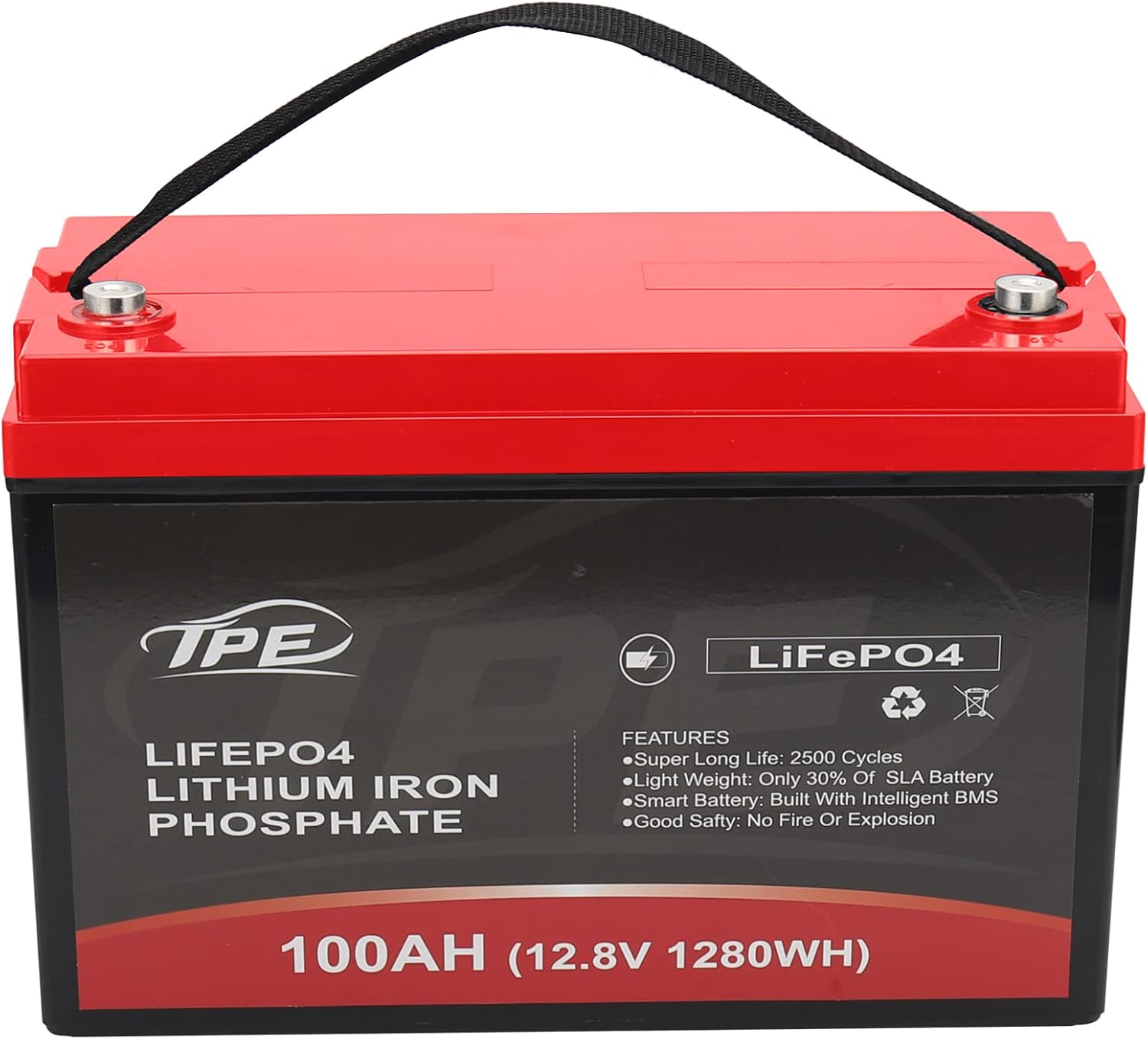 24V 100AH Rechargeable Deep Cycle Lithium Iron Phosphate Battery D555323
