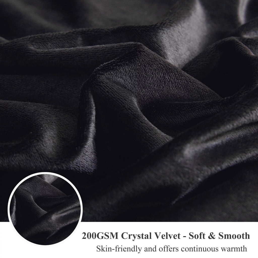 Tie Dye Plush Shaggy Duvet Cover Set, 3 Pieces Velvet Fluffy Furry Bedding Set, Queen W759
