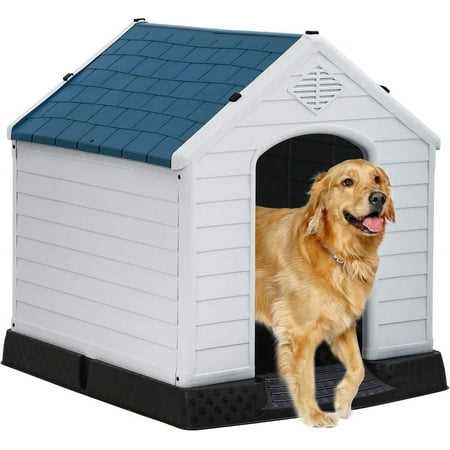 Extra Large Plastic Dog House 41x37.4x39 inch Y531524