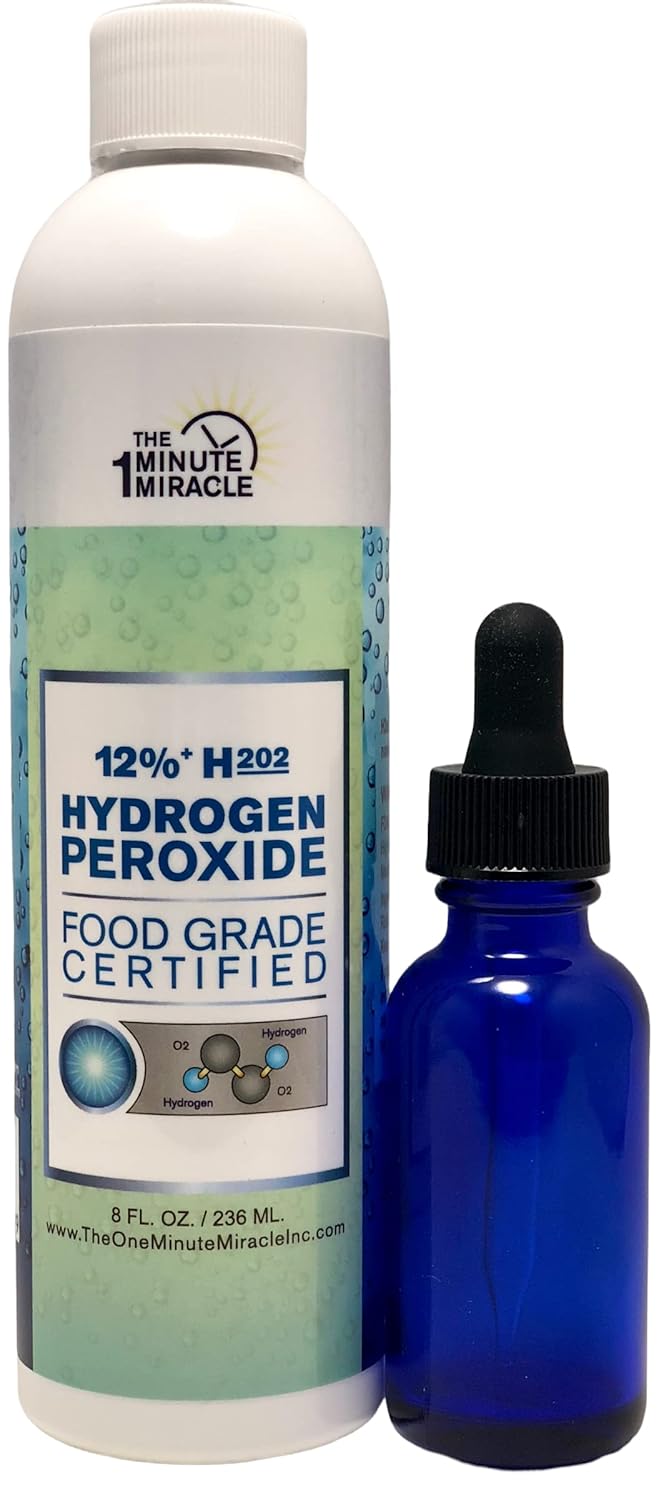 12% Hydrogen Peroxide Medical Food Grade 8 oz. T411