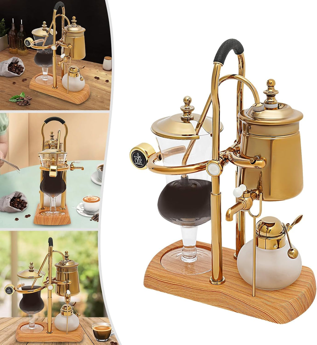 Gold Siphon Coffee Maker R9108