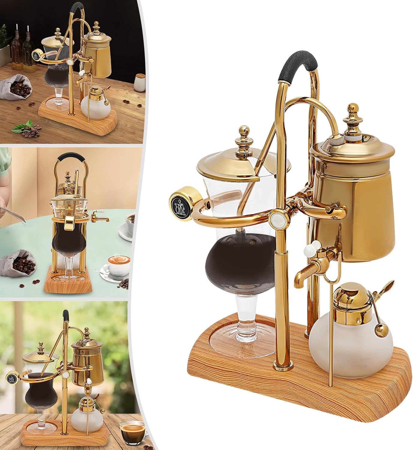 Gold Siphon Coffee Maker R9108