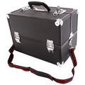 14inch Black Aluminum Cosmetic Case with 6 Trays W691