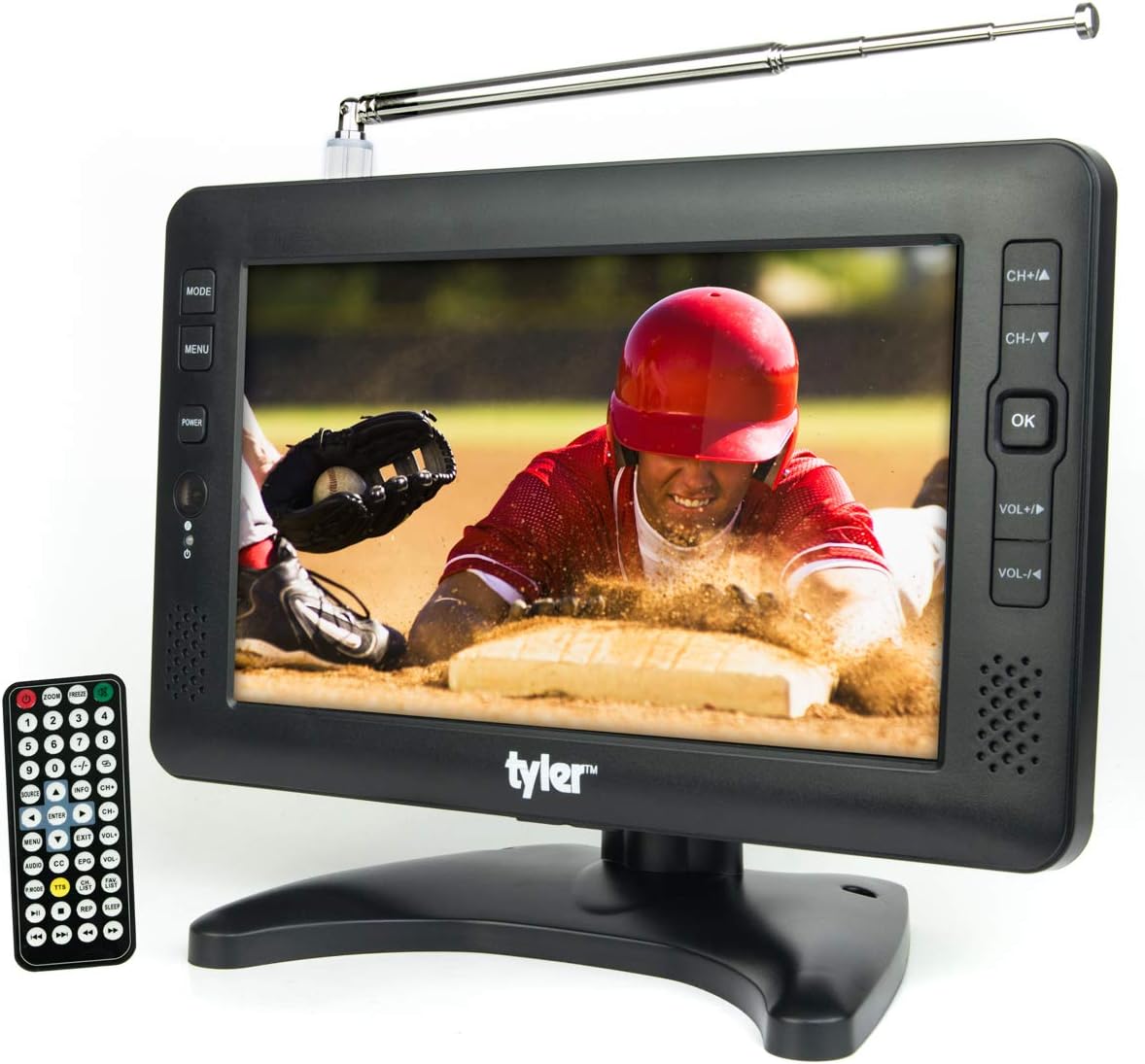 Portable TV LCD Monitor with Remote Control W35971