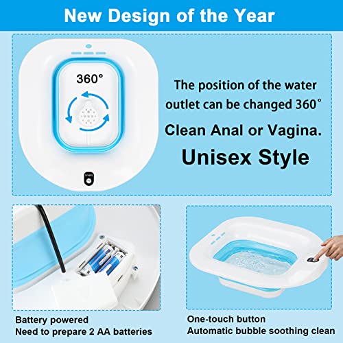 Blue Collapsible Sitz Bath S29051