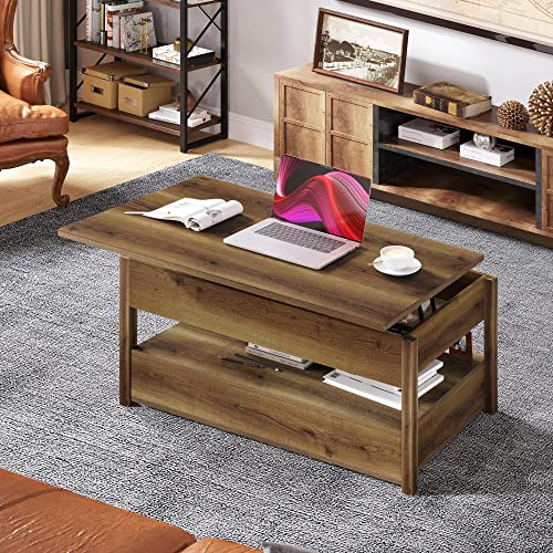 Rustic Brown Lift Top Coffee Table N720973