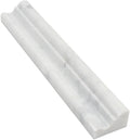 Carrara White Marble Crown Molding Trim, Honed G72423