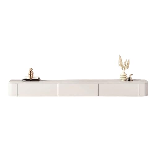 Grey 120cm Wall Mounted TV Stand with Drawers G29476