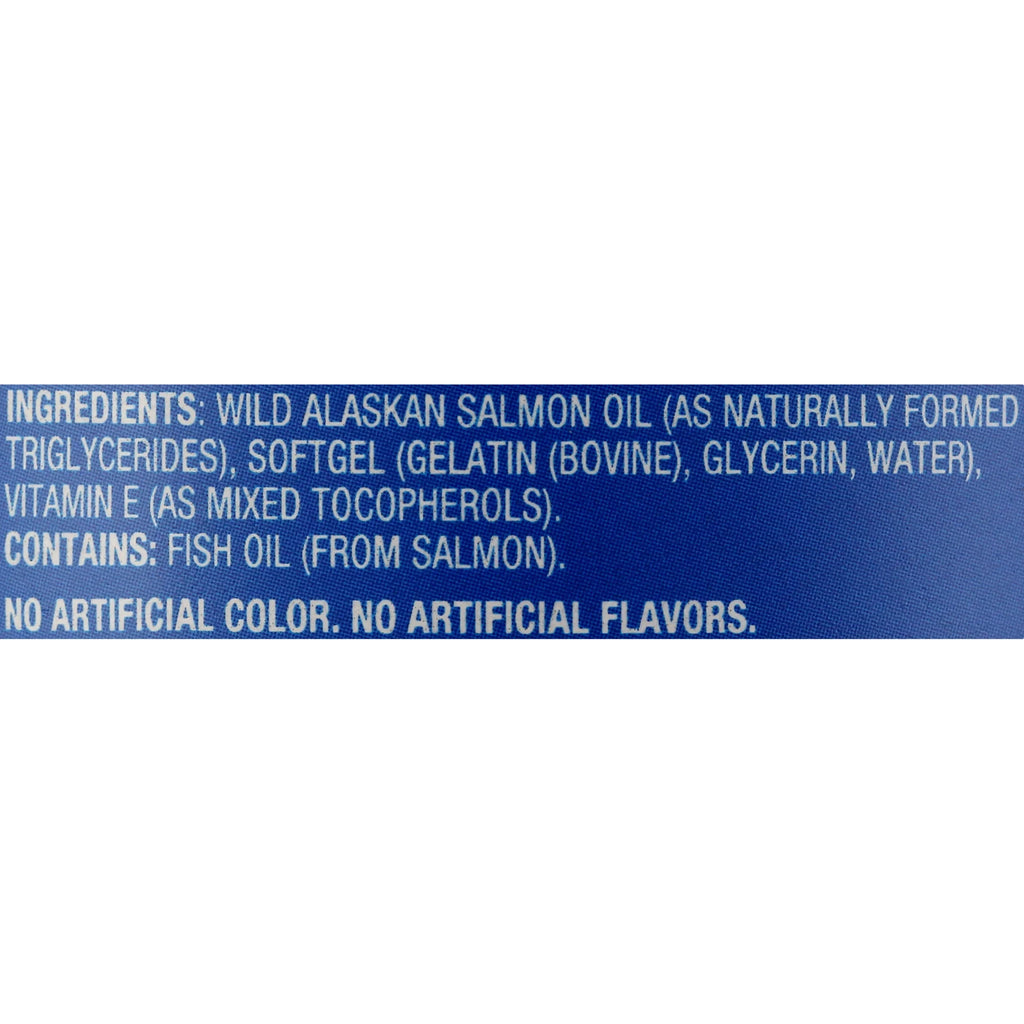 Wild Salmon Oil 1,000 mg Softgel, 180 Ct G453694
