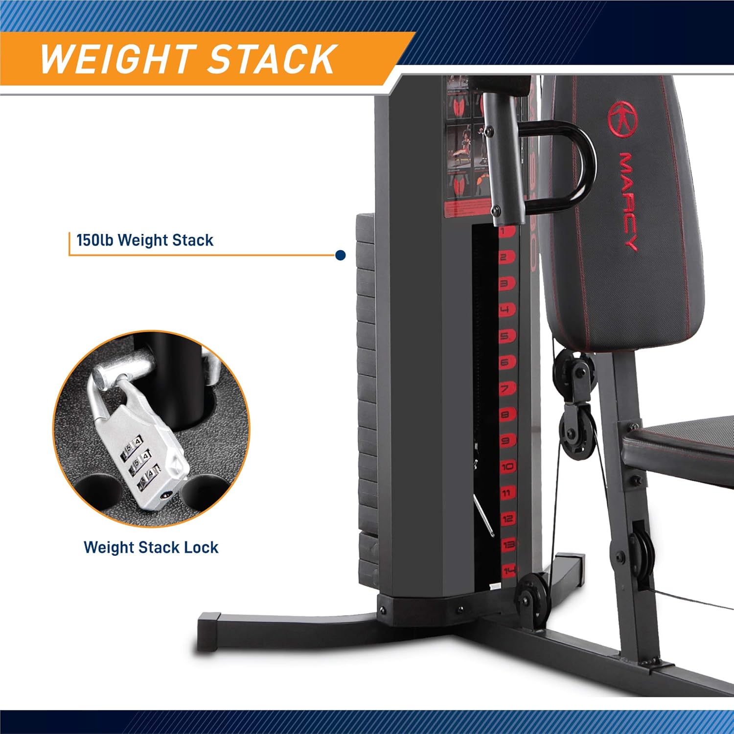 150-lb Multifunctional Home Gym Station K339824