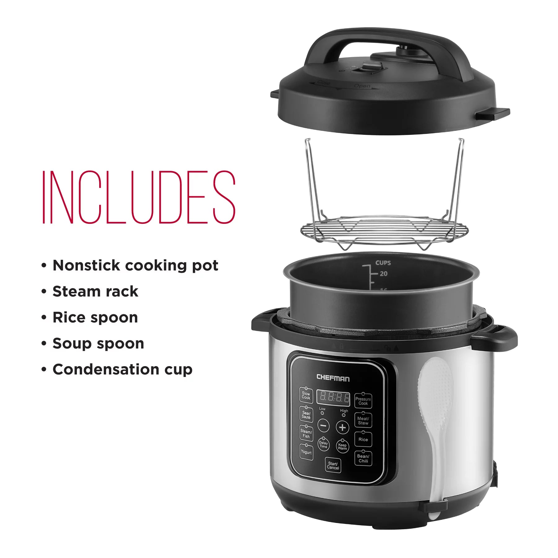 6 Quart Electric Multicooker E606607