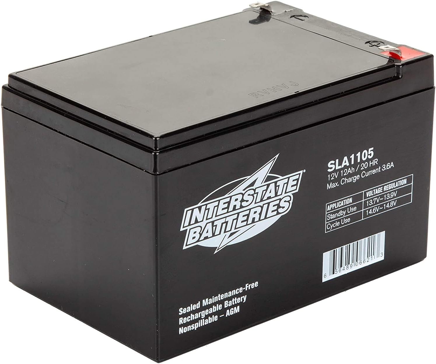12V 12Ah Sealed Lead Acid Rechargeable SLA AGM Battery Pack of 2 W8538