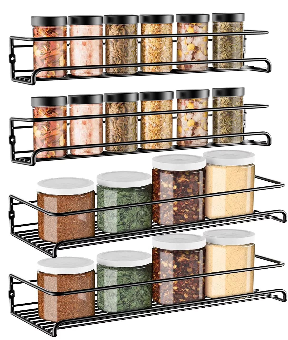 4 Tier Hanging Spice Rack Organizer F163038