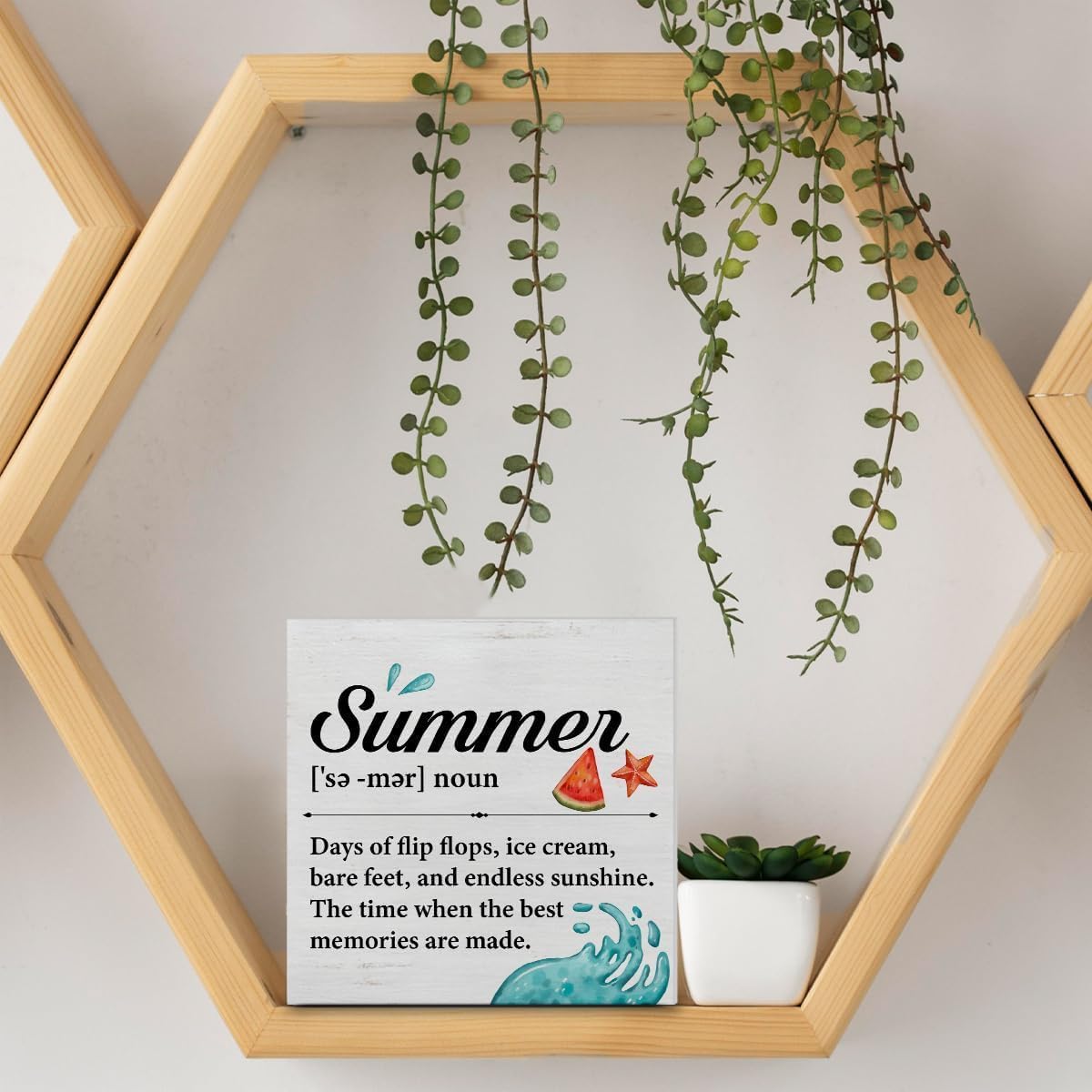 Home Office Desk Cubicle Shelf Decor 7 X 7 Inch Sign H5111