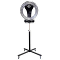 Professional Infrared Hair Color Processor & Multi-Function Dryer Accelerator w/Rolling Base - Heavy Duty Adjustable Standing Hair Dryer (Black) Z40928