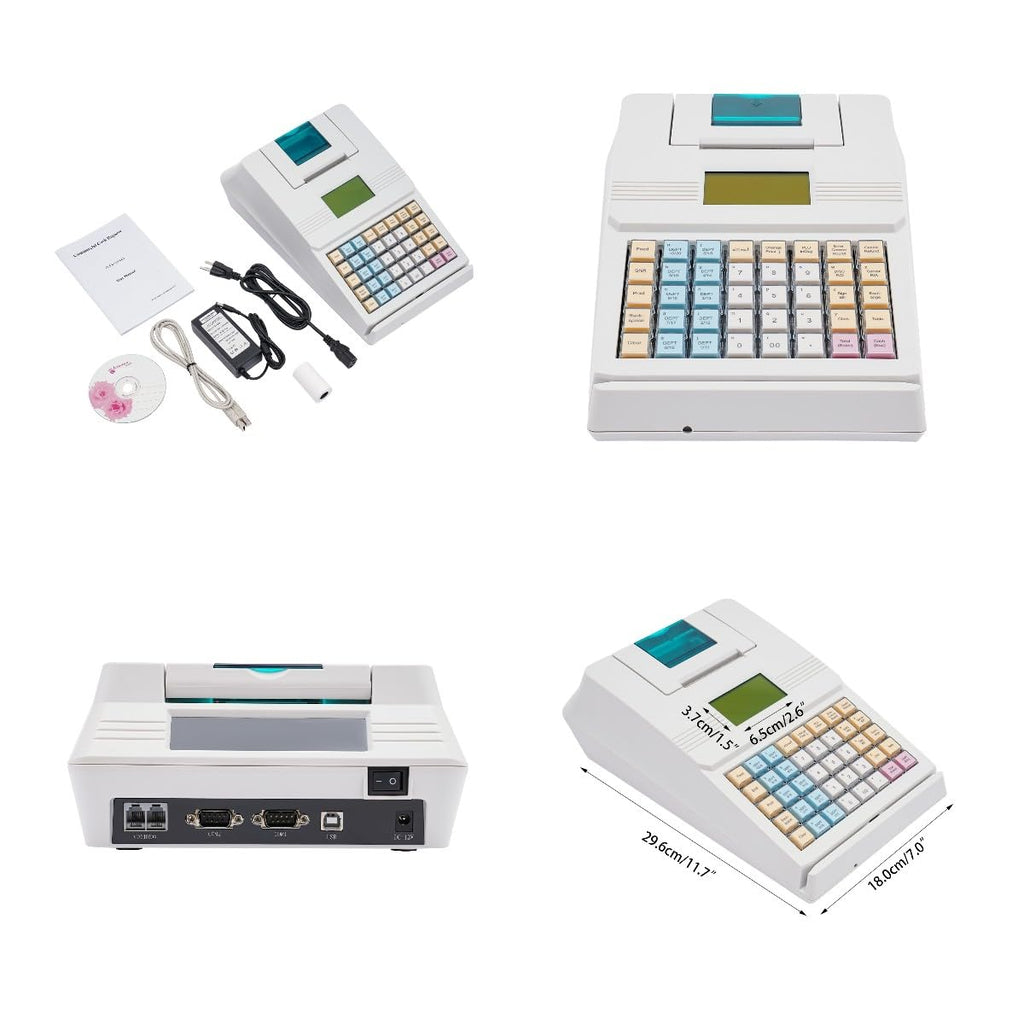 8-Digital LED Display Thermal Cash Register B88645