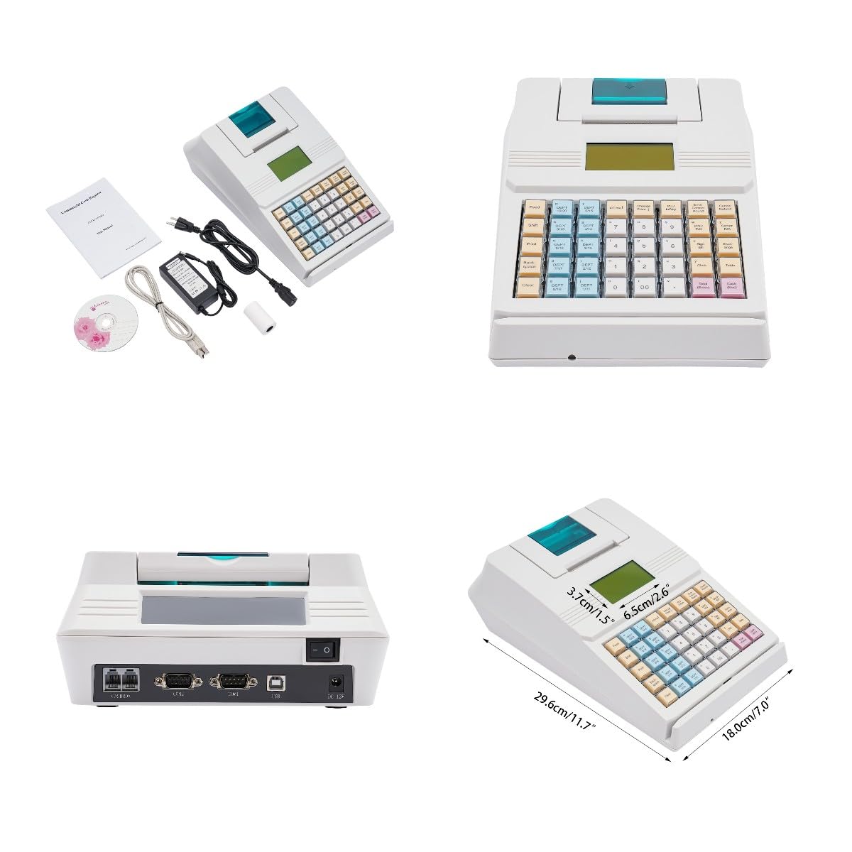 8-Digital LED Display Thermal Cash Register B88645