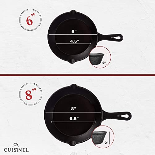 Cast Iron Grill Pan Square 10.5-Inch Pre-Seasoned Skillet with Glass Lid D378