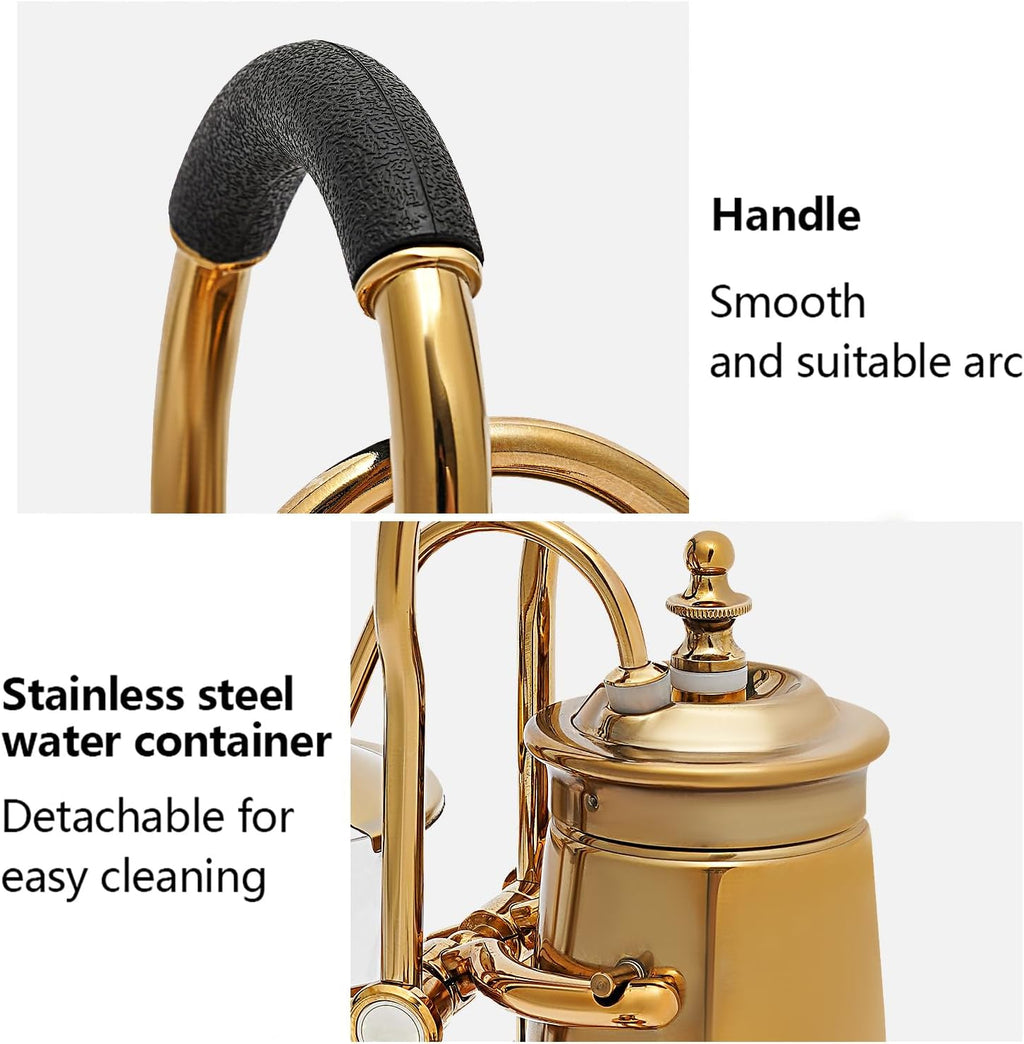 Gold Siphon Coffee Maker R9108