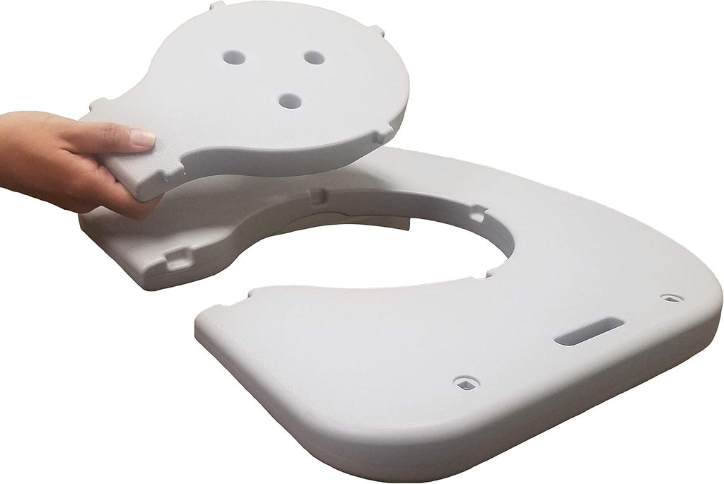 Bathtub Transfer Bench and Sliding Shower Chair with Cut Out R190