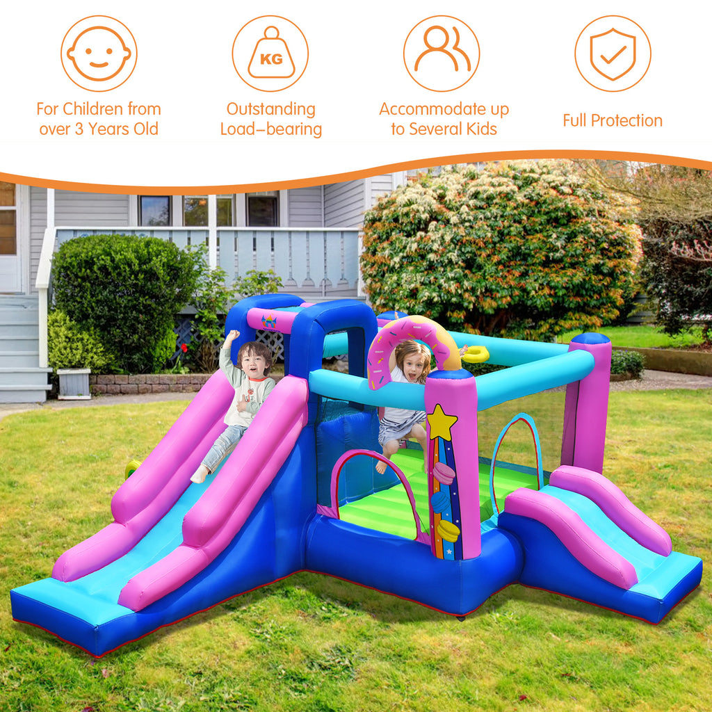 Inflatable Bounce Castle with Dual Slides K65511