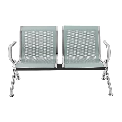 3 Seat Reception Chair Guest Bench (Blue) U901