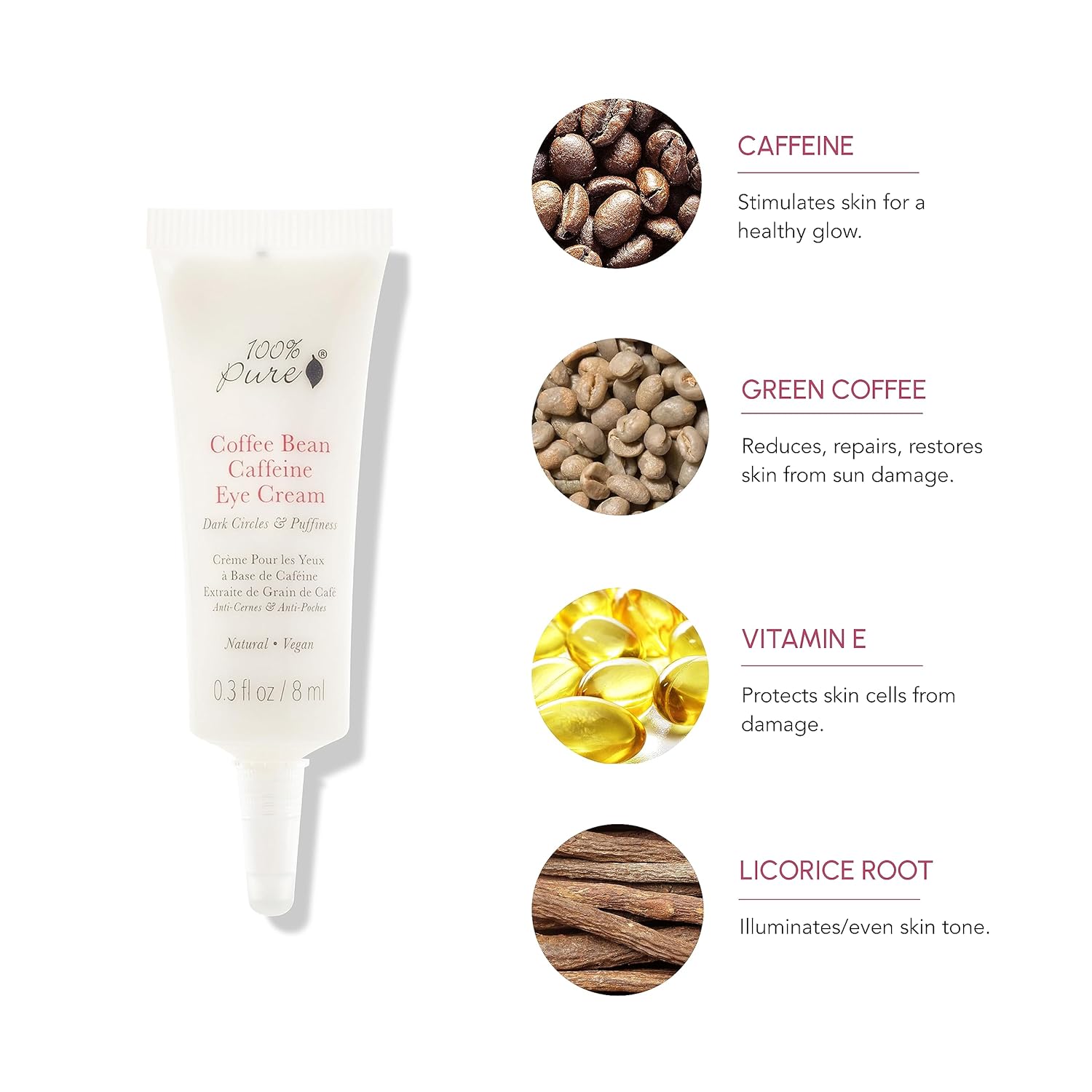 Coffee Bean Caffeine Eye Cream .3 oz H69815