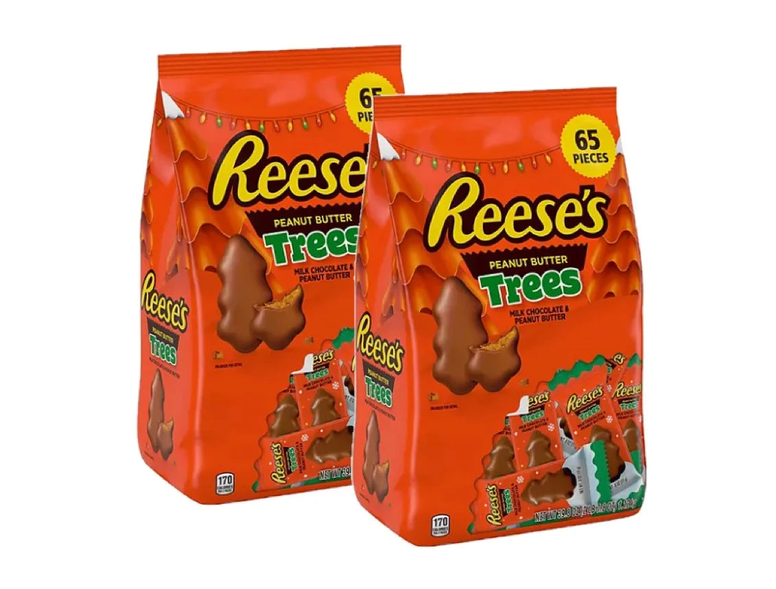 2 Pack | 39.8 oz., 65 pc. Milk Chocolate Peanut Butter Candy J372803