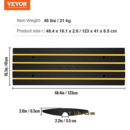 2 Pack Heavy Duty 32000 lbs Capacity Curb Ramp Set A87315