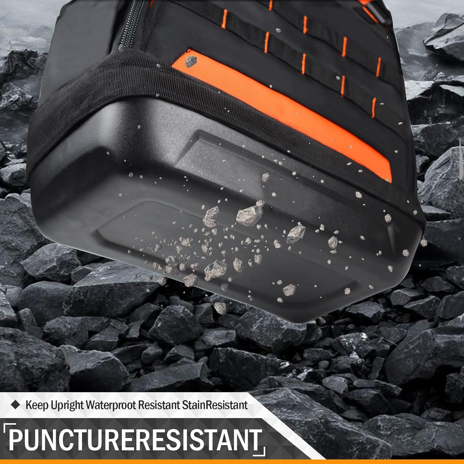 Heavy Duty Tool Backpack with Waterproof Base A6857