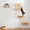 51 x 35 Inch Wall Mounted Cat Tree J529330