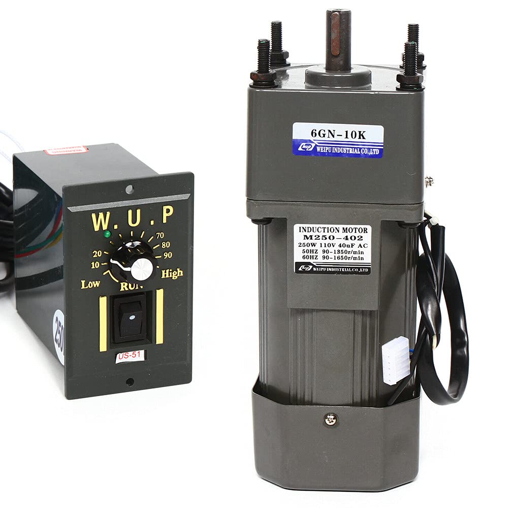 250W Electric Single-Phase Reversible Geared Motor 110V Y3284