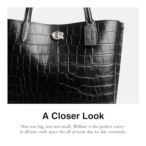 Embossed Croc Willow Tote I59739