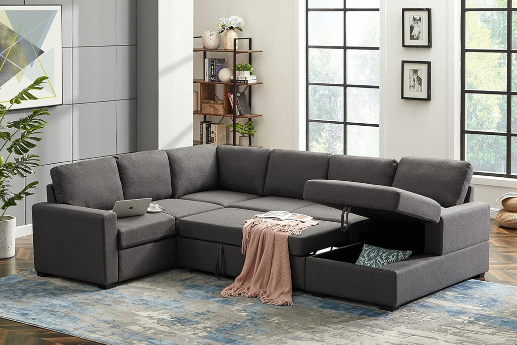 4 - Piece Upholstered Sectional N6499