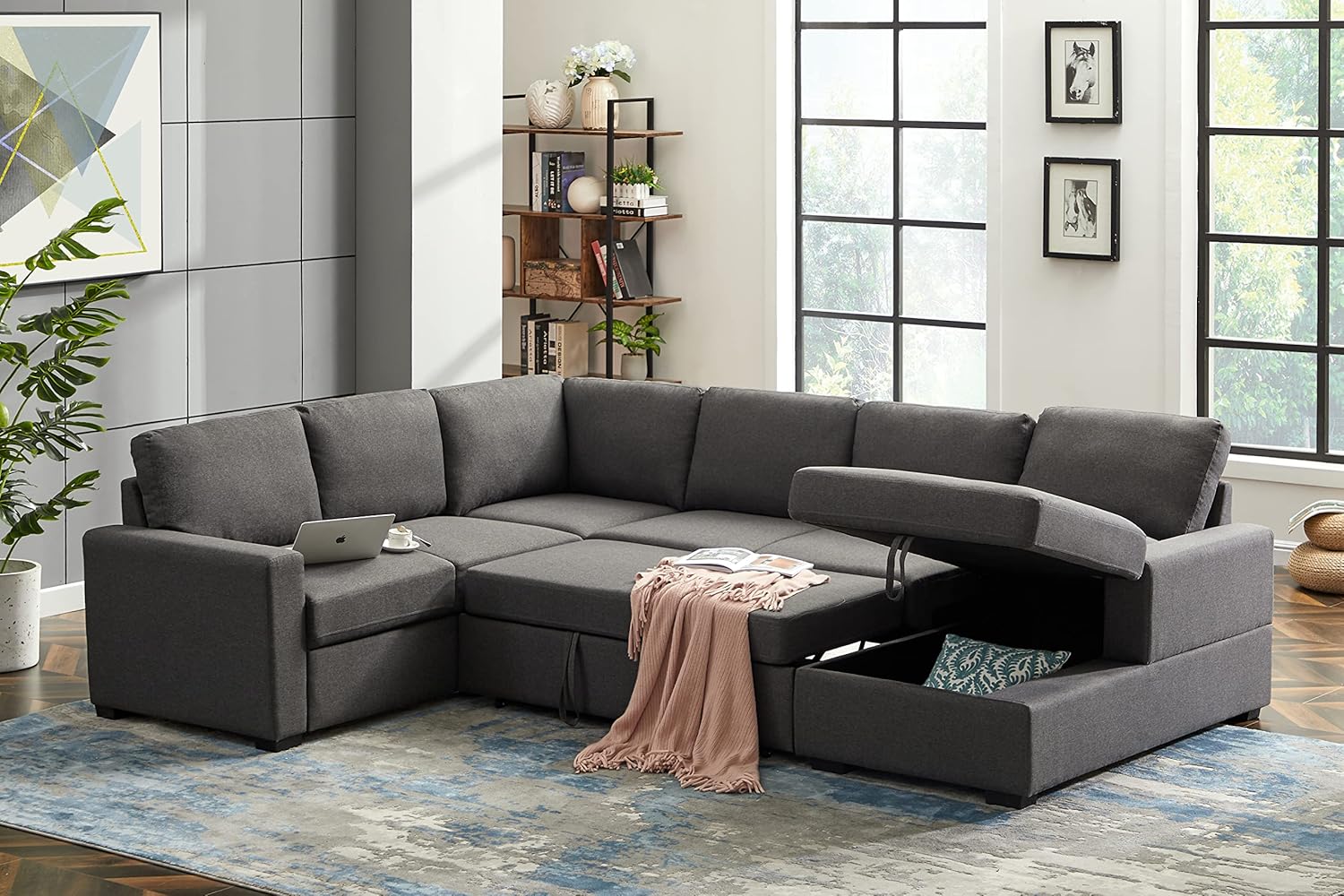 4 - Piece Upholstered Sectional N6499