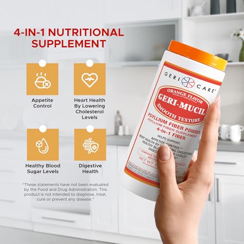 Orange-Flavor Psyllium Husk Powder 13oz X67183