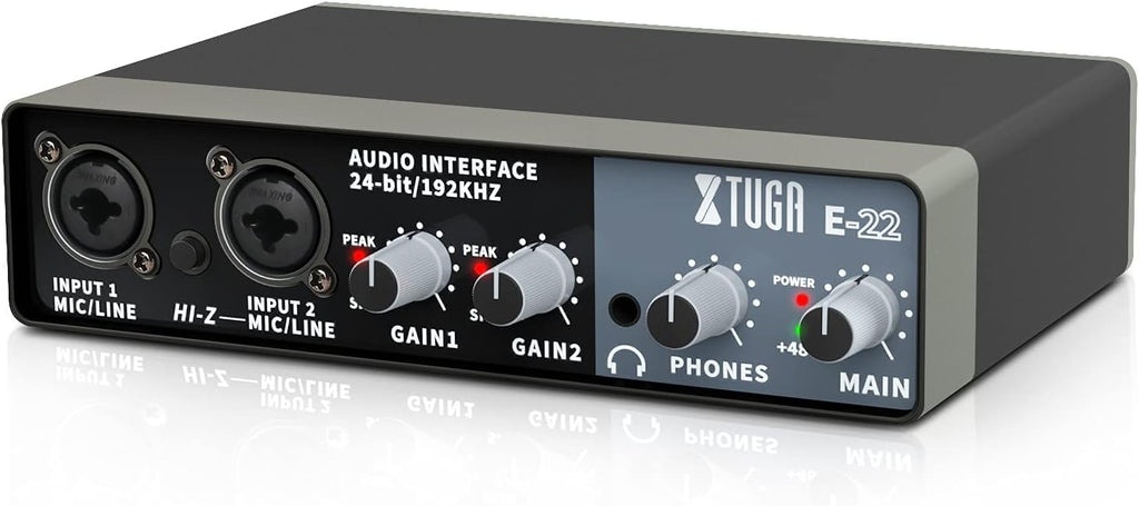 2 Pack USB Audio Interface with XLR Mic Preamplifier W2451