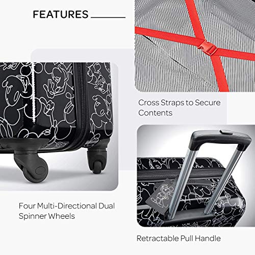 Disney Hardside Luggage With Spinner Wheels, 2-Piece Set (20/28) Y44792