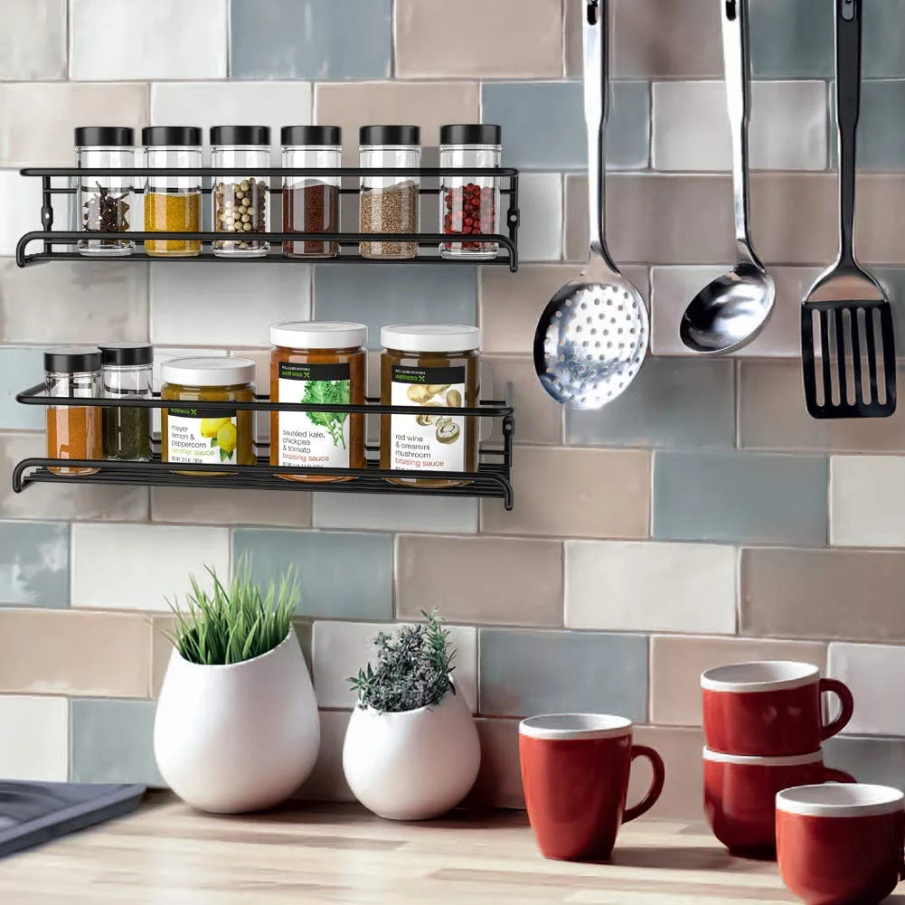 4 Tier Hanging Spice Rack Organizer F163038