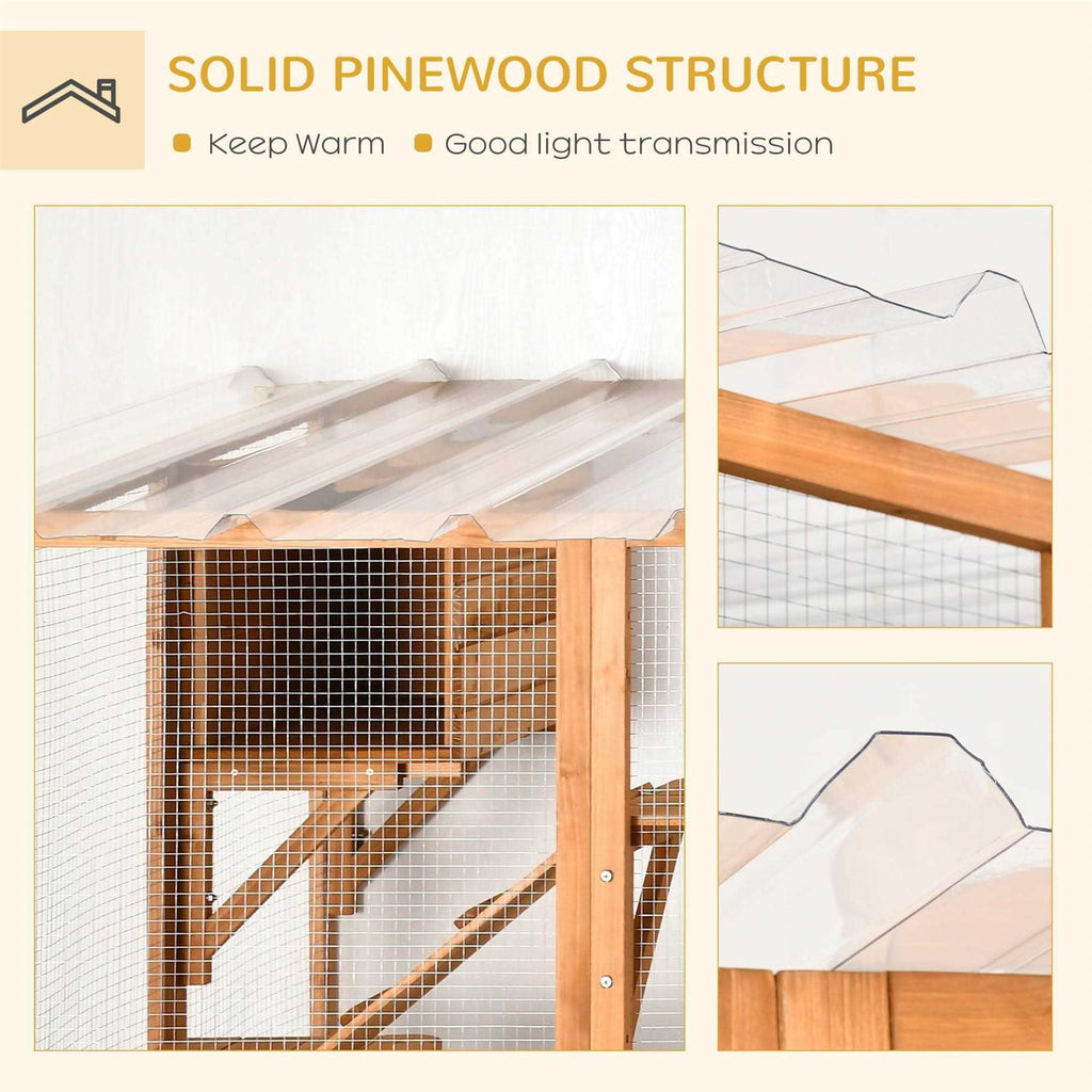 Outdoor Cat House Wooden Catio J908