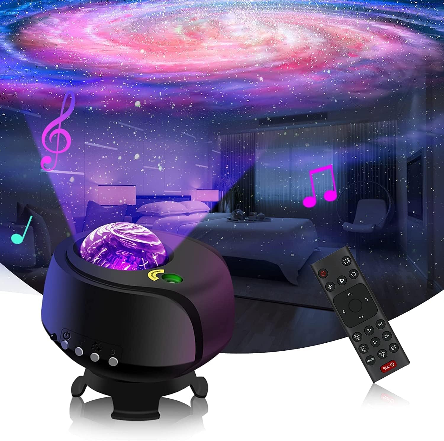 Galaxy Lights Projector with Changing Nebula and Galaxy Shapes N90913