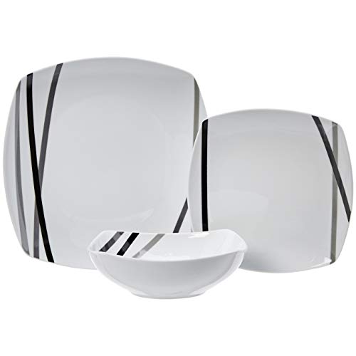 18 Piece Square Dinnerware Set S6776