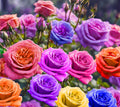 16 Varieties Mixed Color Rose Seeds D6430