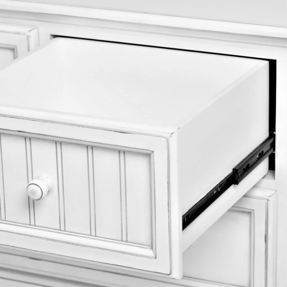White 7 Drawer Wood Dresser L861425